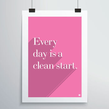 Clean Start Print, 10 of 12