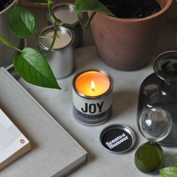 'Joy Of Flaking Out' Chocolate Scented Candle, 2 of 7