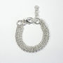 Sterling Silver Four Chain Bracelet, thumbnail 3 of 5
