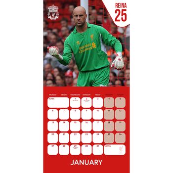 Official Liverpool Fc 2025 Personalised Calendar, 2 of 4