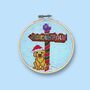 North Pole Puppy Dog Christmas Cross Stitch Kit, thumbnail 1 of 6