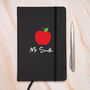 Personalised Teacher Apple Pu A5 Notebook, thumbnail 4 of 4
