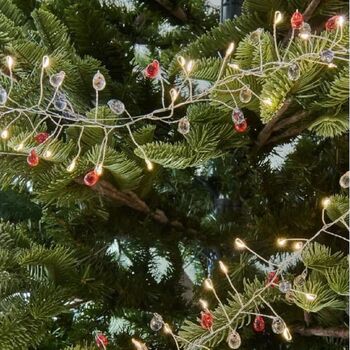 Cabana Red Beaded Mains Fairy Lights, 6 of 7