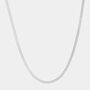 Sterling Silver Herringbone Necklace For Women, thumbnail 2 of 5