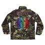 Sequin Smiley Face Personalised Kids Camo Jacket, thumbnail 7 of 7