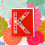 Mini K Alphabet Card, thumbnail 1 of 5