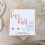 Rose Gold Knot Earrings, Love Is A Knot, thumbnail 1 of 5