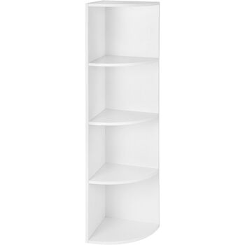 Four Tier Corner Shelf Bookcase Unit, 6 of 6