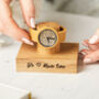 Personalised Ladies Watch Stand In Solid Oak, thumbnail 1 of 9