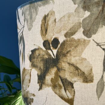 Appleby Woodland Autumn Leaves Drum Lampshades, 5 of 9