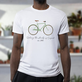 Personalised Cotton Cycling T Shirt, 3 of 5