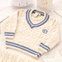 Baby’s First Cricket Jumper, Babygrow And Blanket Gift Set, thumbnail 2 of 12