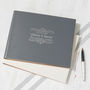 Wedding Guest Book With A Wedding Logo Designed, thumbnail 2 of 11