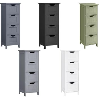 Bathroom Storage Cabinet With Four Drawers, 9 of 9