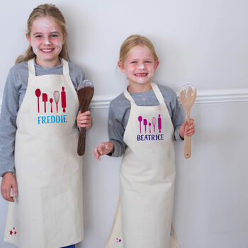 Personalised Children's Baking Apron, 2 of 11
