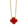 Four Leaf Clover Necklace In Rainbow Of Colours, thumbnail 10 of 12