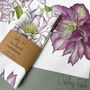 Winter Hellebore Botanical Art Tea Towel, thumbnail 1 of 2