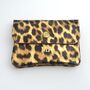 Monogram Personalised Small Leather Pocket Purse, thumbnail 4 of 12