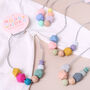 Geo Pop Teething Necklace, thumbnail 1 of 12