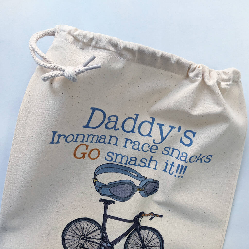 Personalised Triathlon Sack By Alice Palace | notonthehighstreet.com