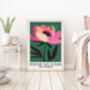 French Flower Market Botanical Art Print, thumbnail 3 of 3