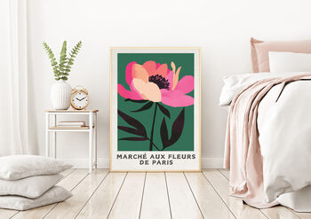 French Flower Market Botanical Art Print, 3 of 3