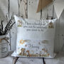 Personalised Woodland Pocket Pillow Cushion, Kids Reading Nook Decor, thumbnail 1 of 2
