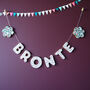 Personalised Floral Clay Name Garland, thumbnail 2 of 6