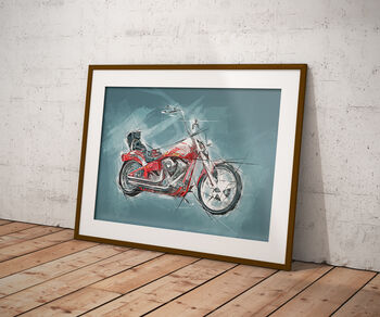 Personalised Custom Bike Art Print, 3 of 5