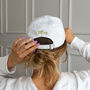 Embroidered Personalised Mrs Cap, thumbnail 4 of 4