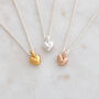 Sweetheart Solid Silver, Gold Or Rose Gold Pendant, thumbnail 1 of 9