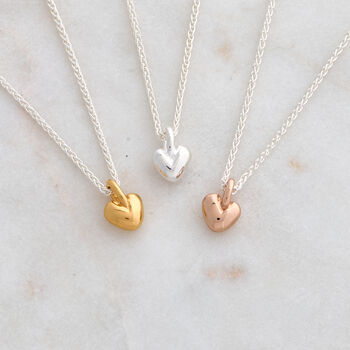 Sweetheart Solid Silver, Gold Or Rose Gold Pendant, 2 of 9