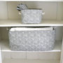 Grey Patterned Storage Bag, thumbnail 3 of 3