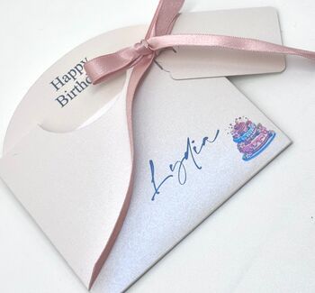 Personalised Birthday Voucher/Card Holder Wallet, 4 of 4