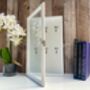 White Wooden Key Box Numbered Wall Hanging Key Holder, thumbnail 2 of 9