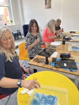 Cyanotype Print Making Workshop Experience In Manchester, 3 of 11