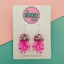 New Jellyfish Glitter Earrings *More Colours Available*, thumbnail 3 of 8