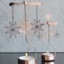 Copper Star Rotary Candle Holder, thumbnail 4 of 5