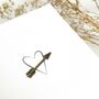 8th Bronze Heart Arrow Personalised Anniversary Card, thumbnail 8 of 8