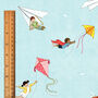 Fly With Me Organic Cotton Fabric, thumbnail 2 of 3