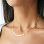 Gold Plated Snake Chain Necklace Waterproof, thumbnail 1 of 6