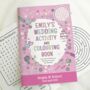 Personalised Pink Wedding Activity And Colouring Book, thumbnail 3 of 4