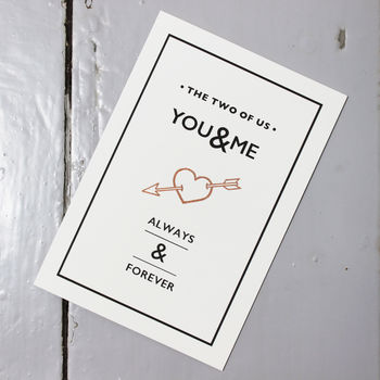 You And Me Card, 2 of 4