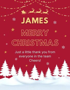 Personalised Christmas Craft Lager Gift, 9 of 11