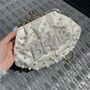 Bride Pearl Kiss Lock Cross Body Clutch Bag, thumbnail 2 of 2