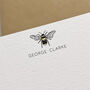 Personalised Bee Correspondence Cards, thumbnail 3 of 4