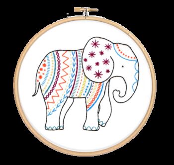 Elephant Embroidery Kit, 3 of 7