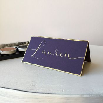 Aubergine Place Card, 3 of 4