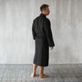 Men's Linen Robe, thumbnail 4 of 12