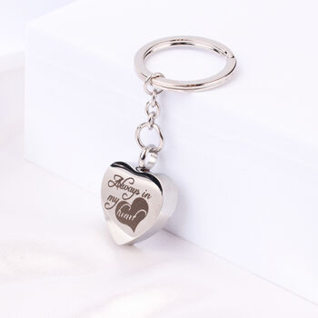 Personalised Urn Keyring For Pet Cremation Ashes, 4 of 9